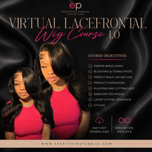Load image into Gallery viewer, Lacefrontal Wig Course 1.0