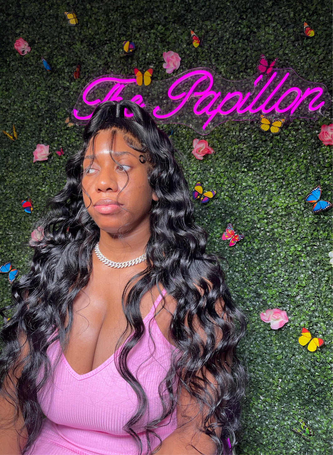 Pebbles Lacefrontal  Wig